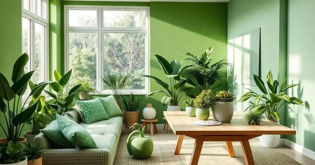 como usar verde na decoração