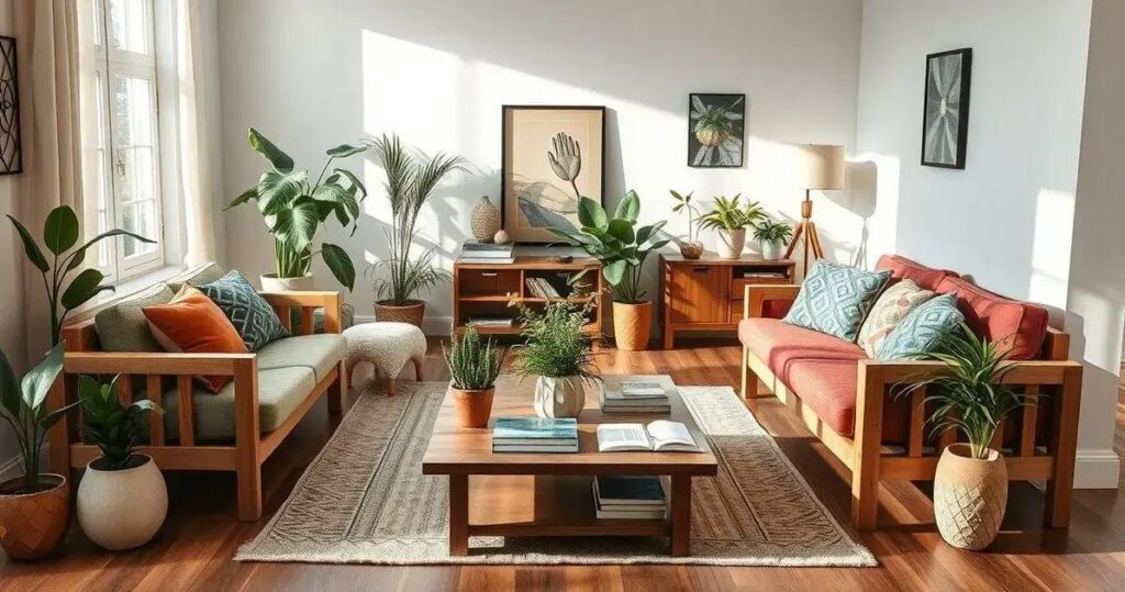 decoração econômica para sala