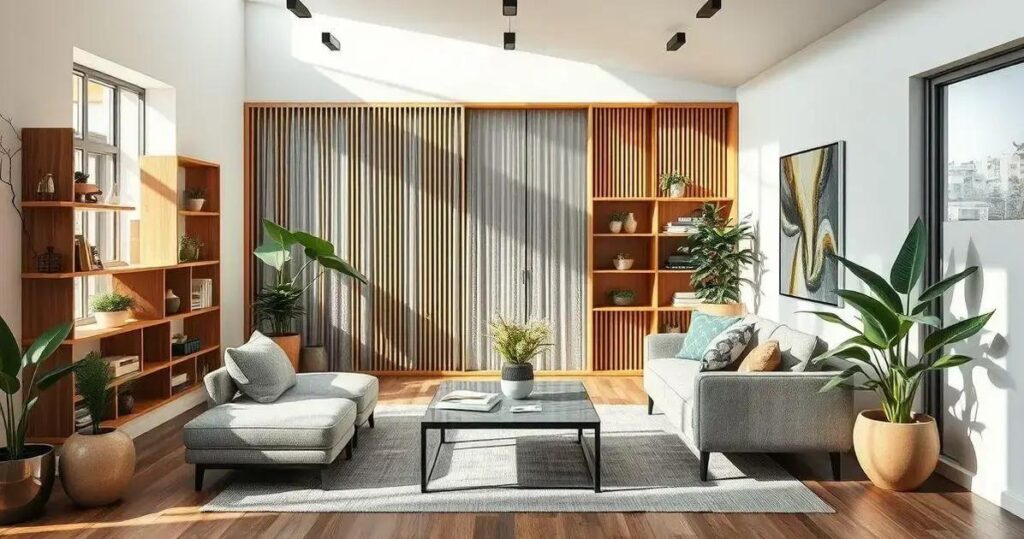 ideias para dividir ambientes pequenos