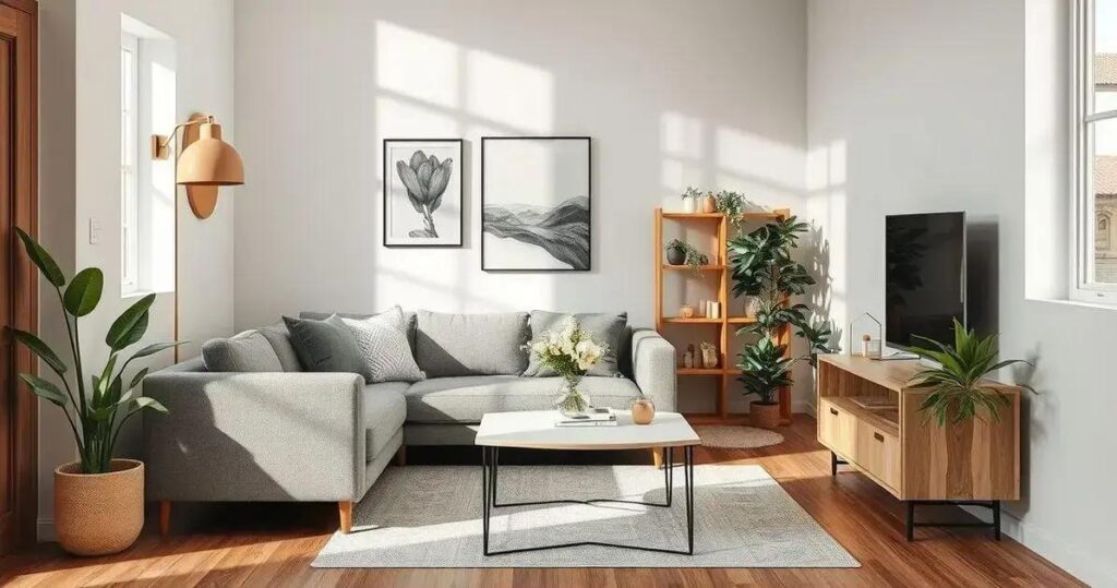 como decorar sala pequena