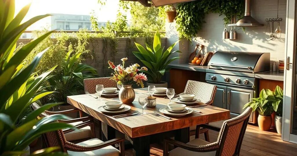 decoração de varanda gourmet