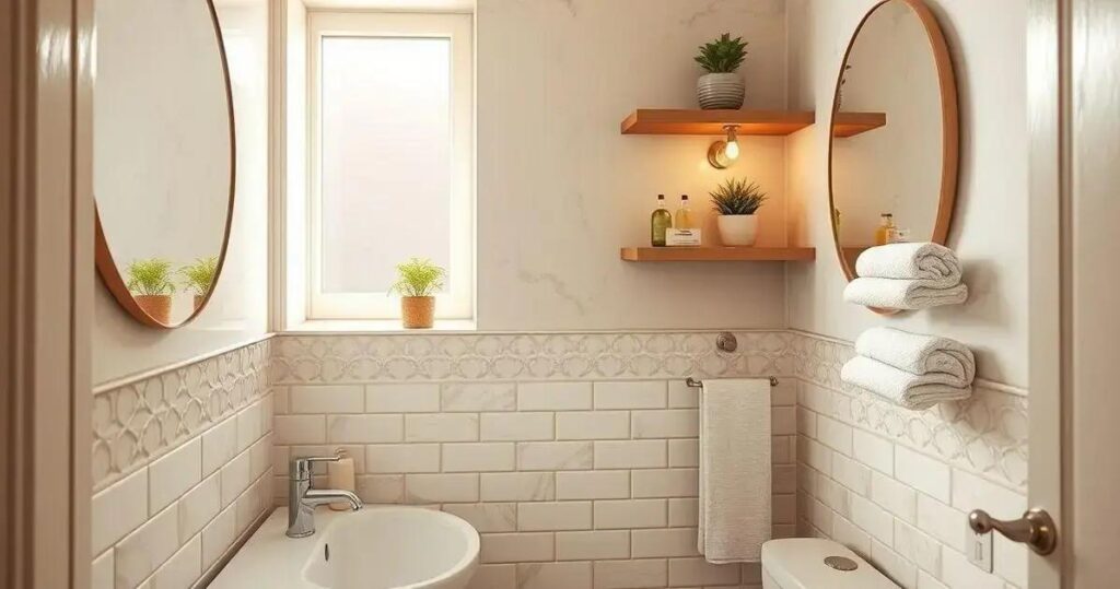decoração de lavabo pequeno