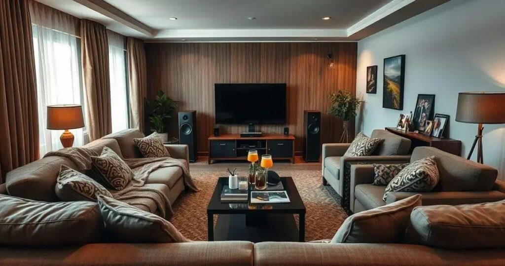 sala de TV aconchegante